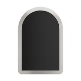 Rohe 24" Arched Mirror, Satin Nickel