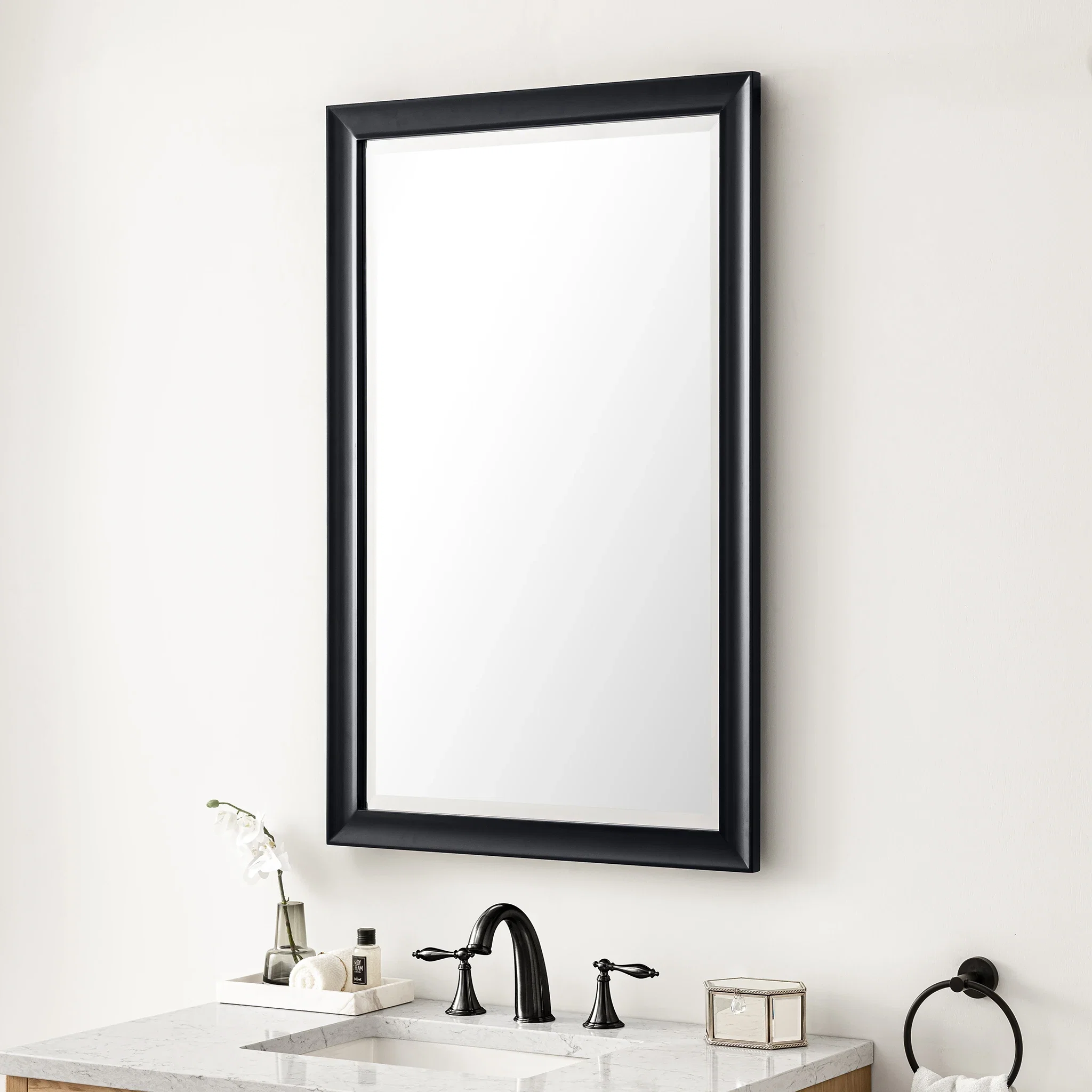 Glenbrooke 26" Mirror, Black Onyx
