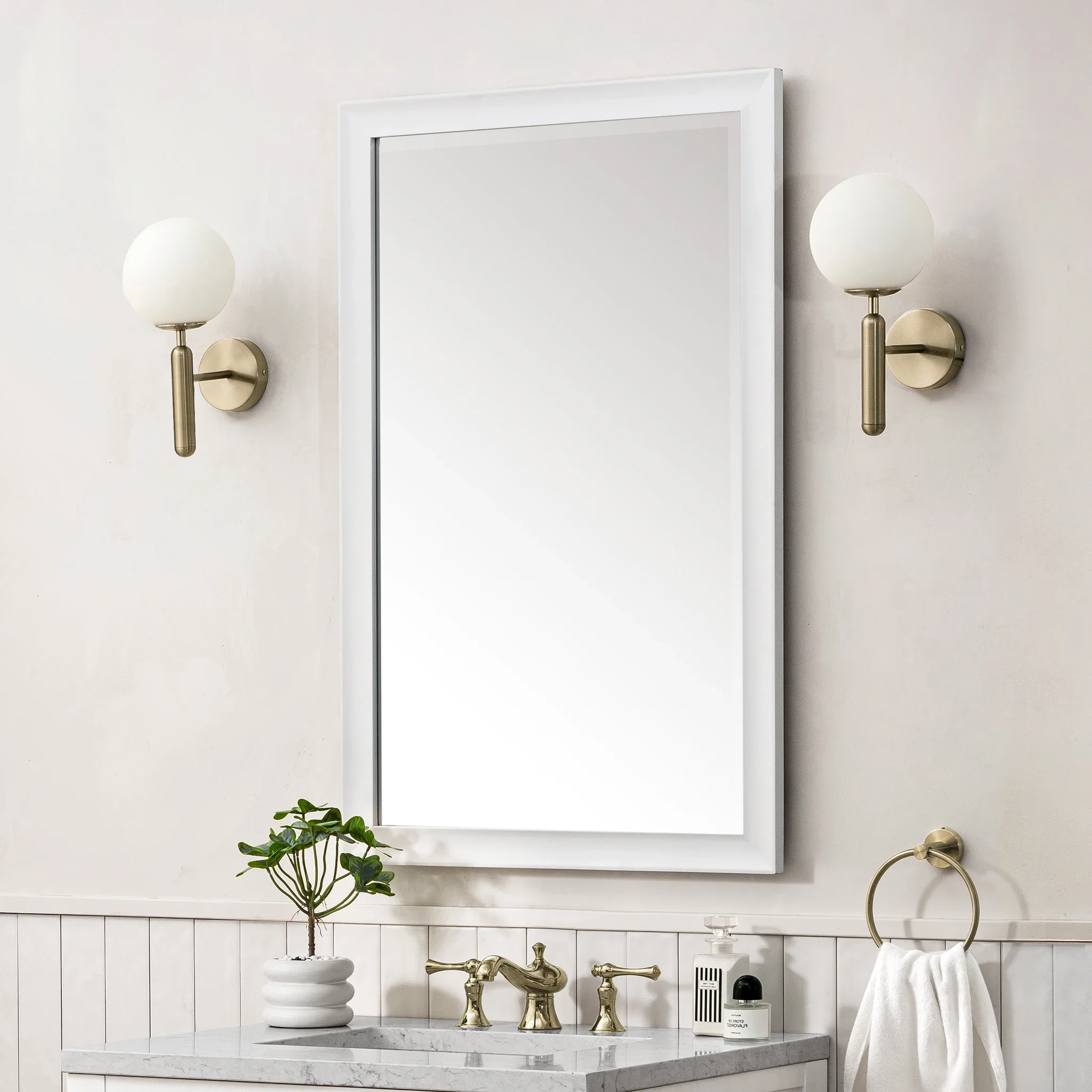 Glenbrooke 26" Mirror, Bright White