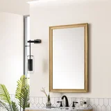 Glenbrooke 26" Mirror, Light Natural Oak
