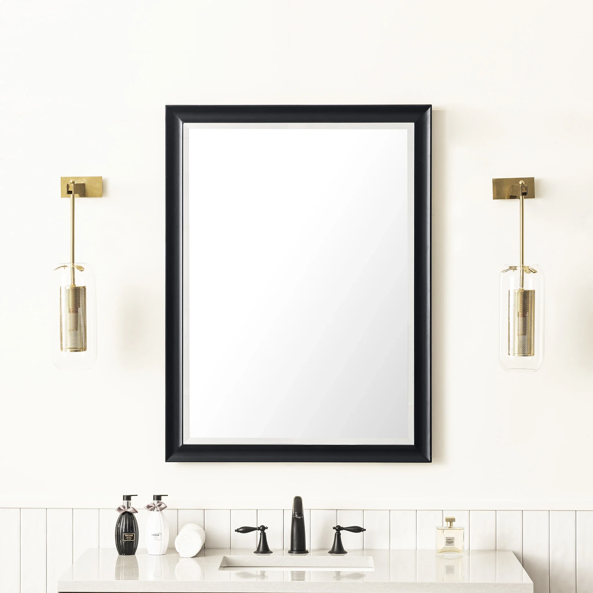 Glenbrooke 30" Mirror, Black Onyx
