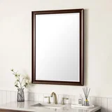 Glenbrooke 30" Mirror, Burnished Mahogany