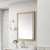 Glenbrooke 30" Mirror, Light Natural Oak