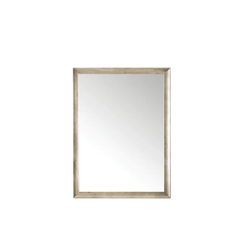 Glenbrooke 30" Mirror, Whitewashed Oak