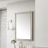 Glenbrooke 30" Mirror, Whitewashed Oak