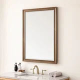 Glenbrooke 30" Mirror, Whitewashed Walnut