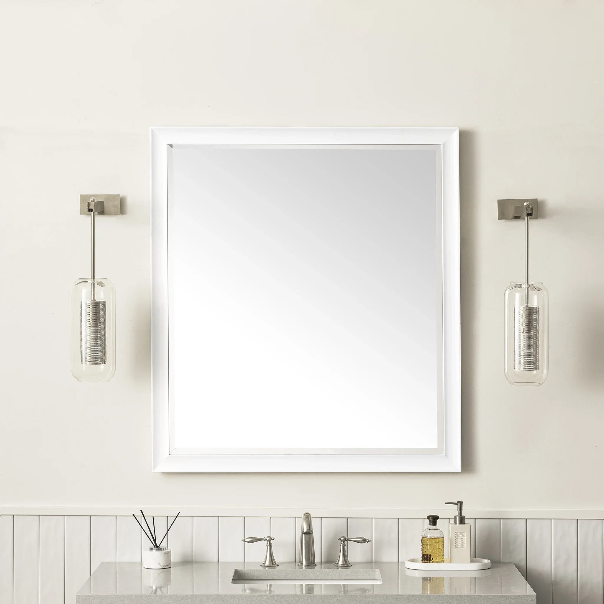 Glenbrooke 36" Mirror, Bright White