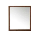 Glenbrooke 36" Mirror, Mid-Century Walnut
