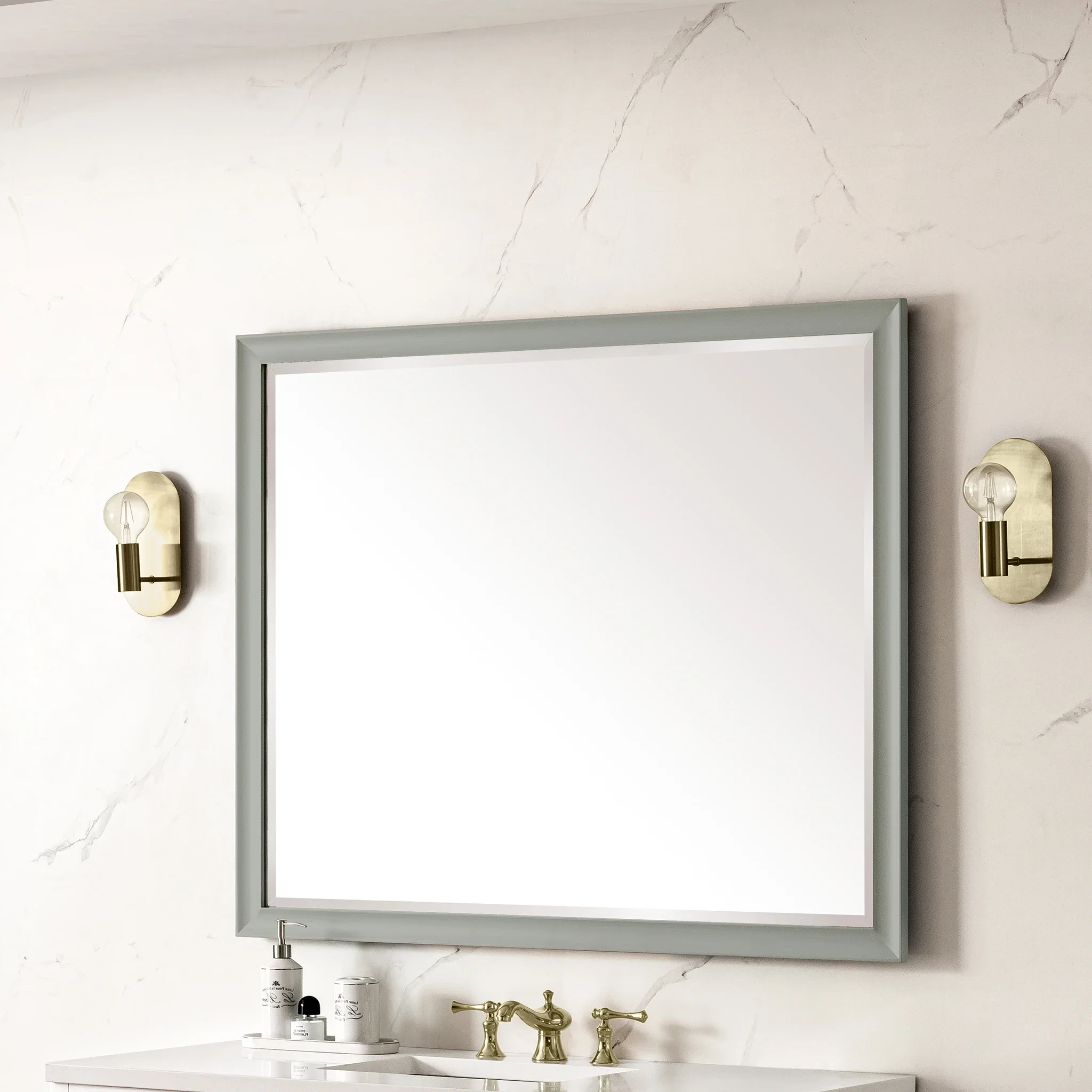 Glenbrooke 48" Mirror, Urban Gray