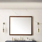 Glenbrooke 48" Mirror, Mid-Century Walnut