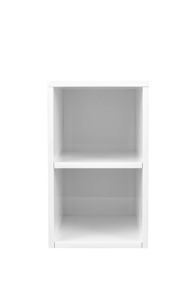 Milan 12" Storage Cabinet (Short), Glossy White