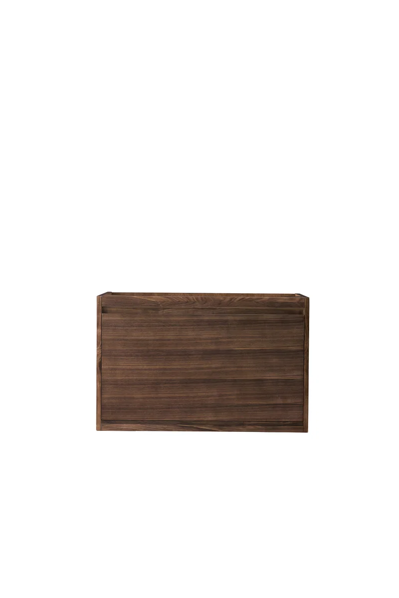 Mantova 31.5" Single Vanity Cabinet, Mid-Century Walnut