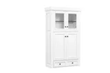 De Soto 30" Double Tower Hutch, Bright White