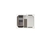 De Soto 30" Single Vanity, Bright White w/ 3 CM Ethereal Noctis Silestone Top