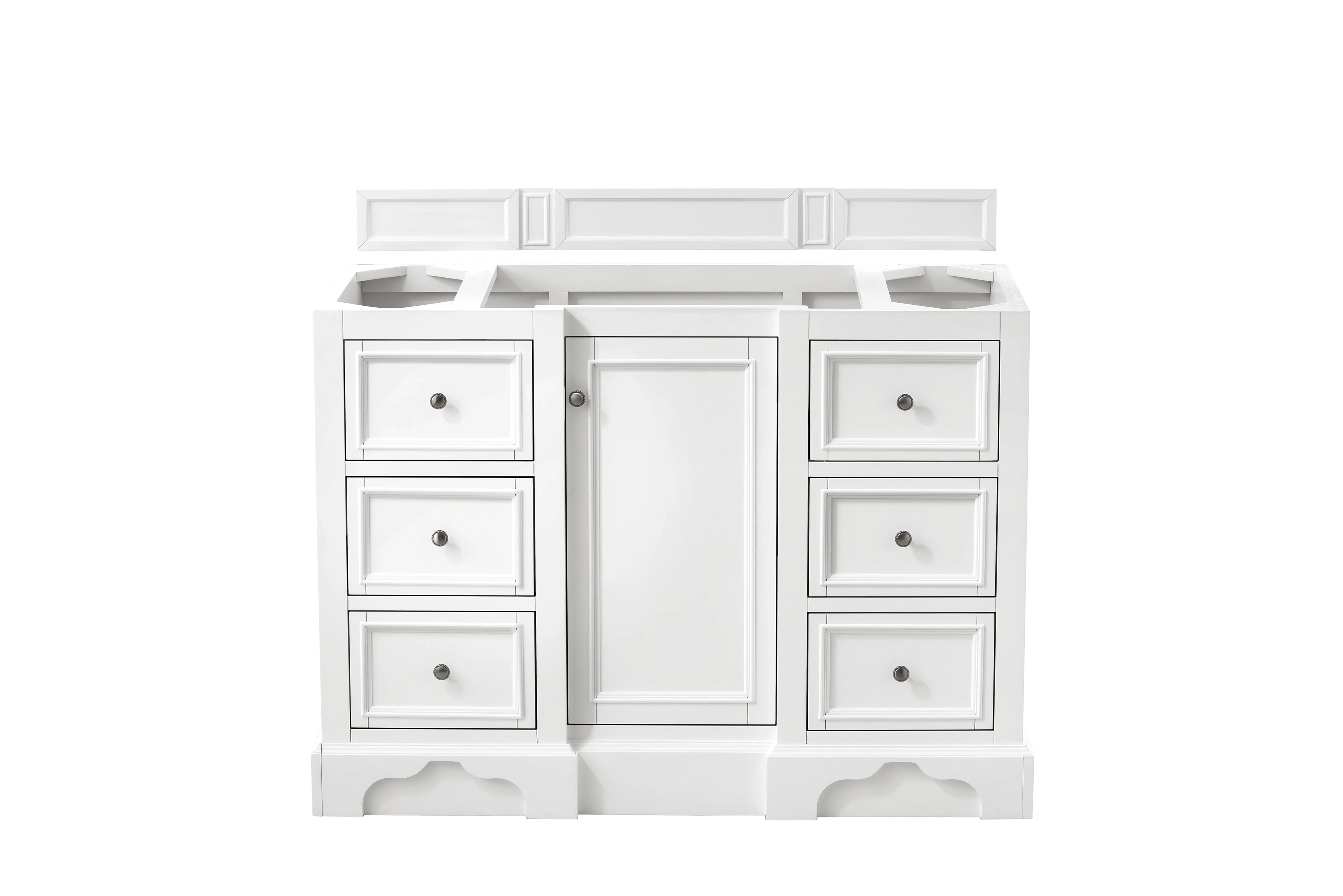 De Soto 48" Single Vanity Cabinet, Bright White