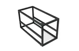 Columbia 31.5" Stainless Steel Base, Matte Black