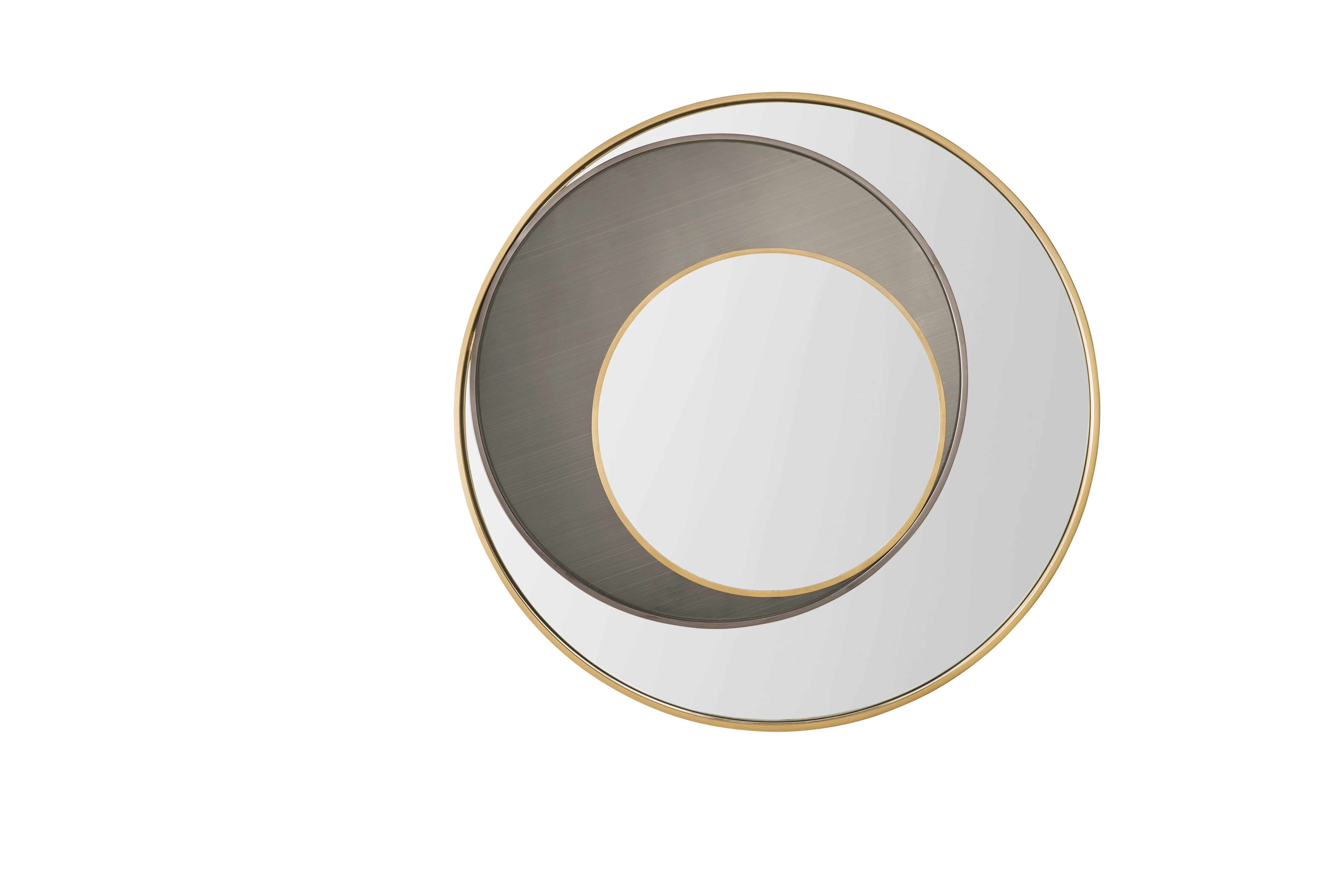 Cosmos 35.4" Mirror, Radiant Gold and Onyx