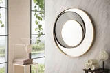 Cosmos 35.4" Mirror, Radiant Gold and Onyx