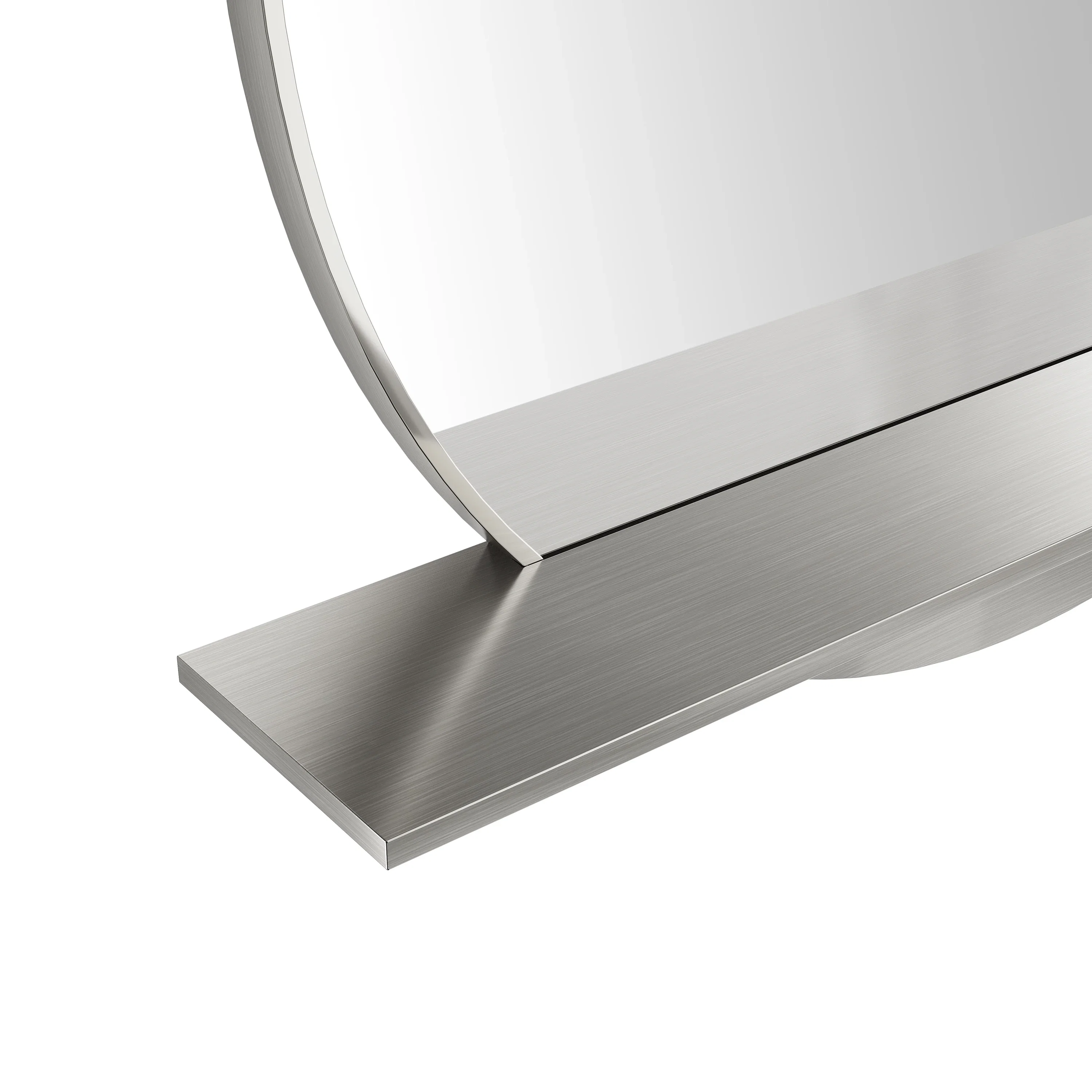 Platform 24" Mirror, Brushed Nickel