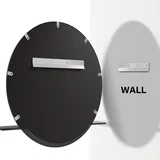 Platform 24" Mirror, Modern Iron