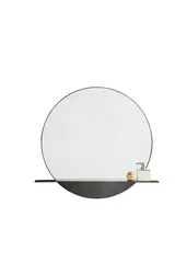 Platform 36" Mirror, Modern Iron