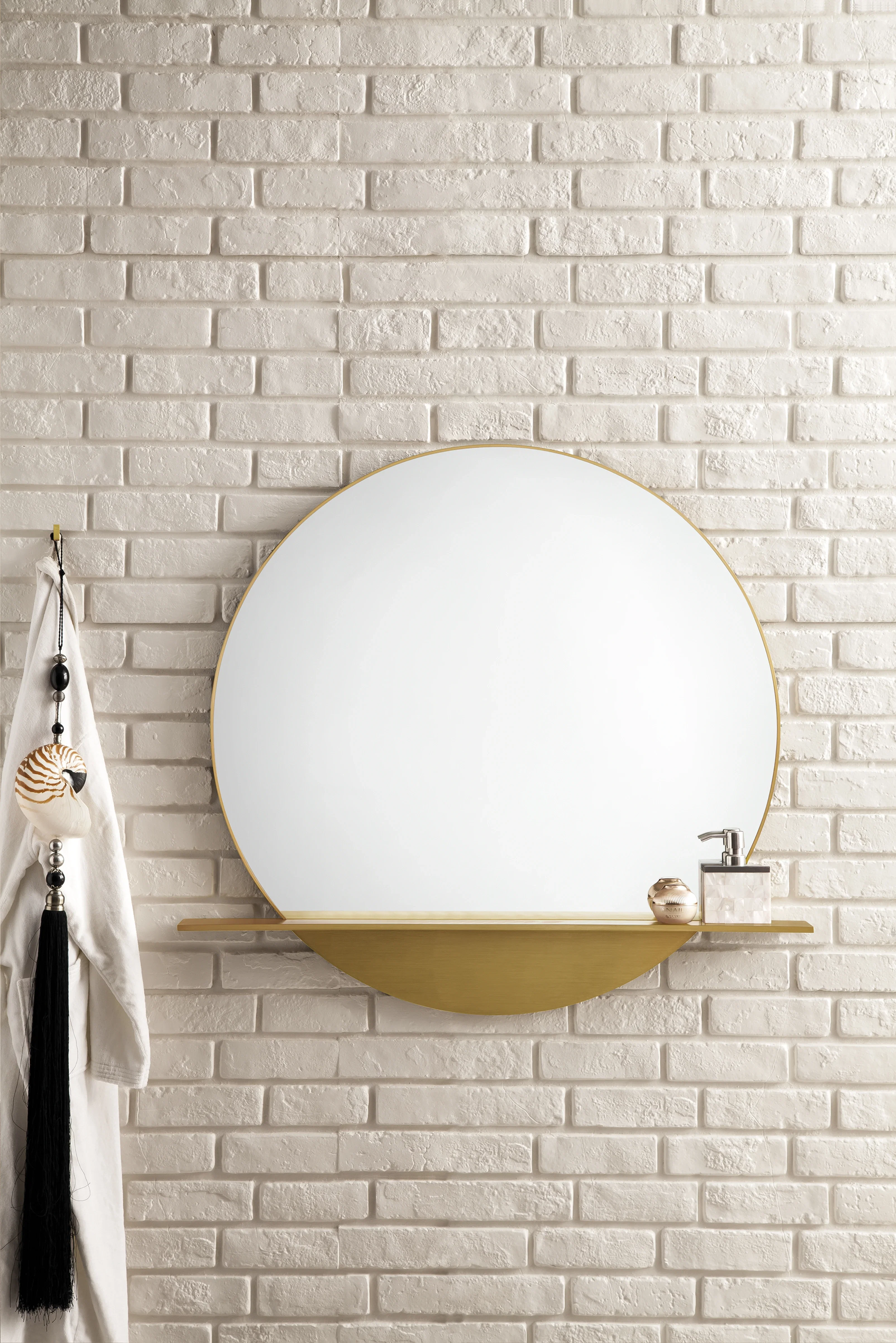 Platform 36" Mirror, Radiant Gold