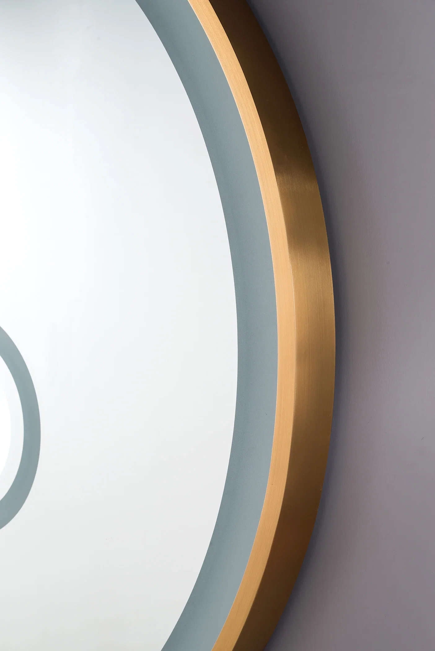 Radiance 36" Mirror, Brushed Gold
