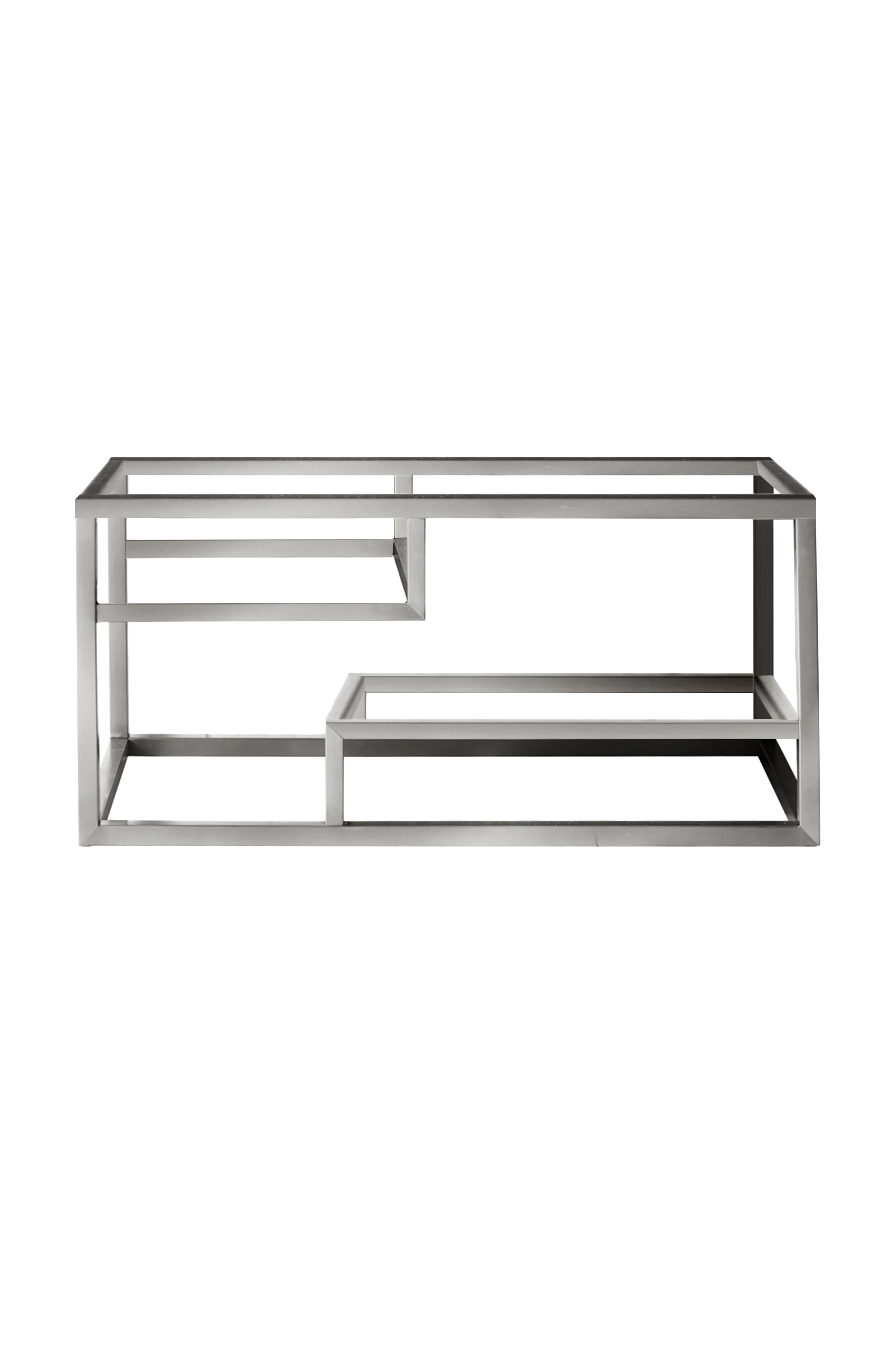 36" Cabinet base for Columbia Cabinets, Satin Nickel