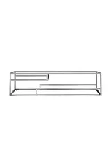 72" Cabinet base for Columbia Cabinets, Satin Nickel