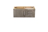 Columbia 36" Single Vanity Cabinet, Ash Gray, No Hardware