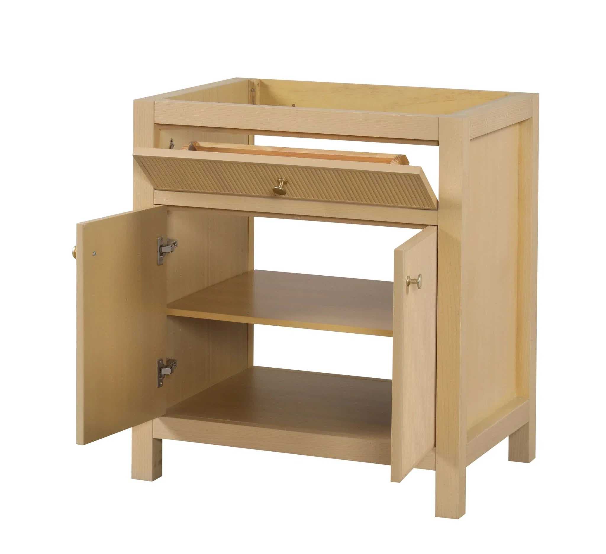Bristol 30 inch bathroom vanity in Natural White Ash, product view