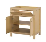Bristol 30 inch bathroom vanity in Natural White Ash, product view