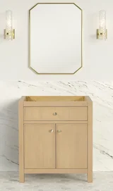Bristol 30 inch bathroom vanity in Natural White Ash, product view