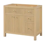 Bristol 36 inch bathroom vanity in Natural White Ash, product view