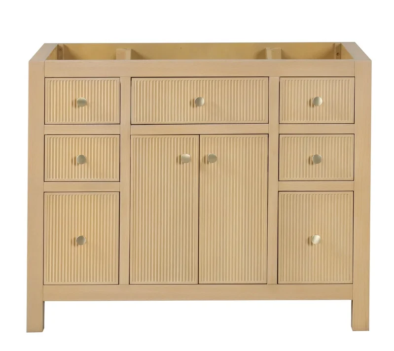 Bristol 41.5" Bathroom Vanity in Natural White Ash