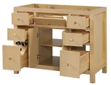 Bristol 42 inch bathroom vanity in Natural White Ash, product view