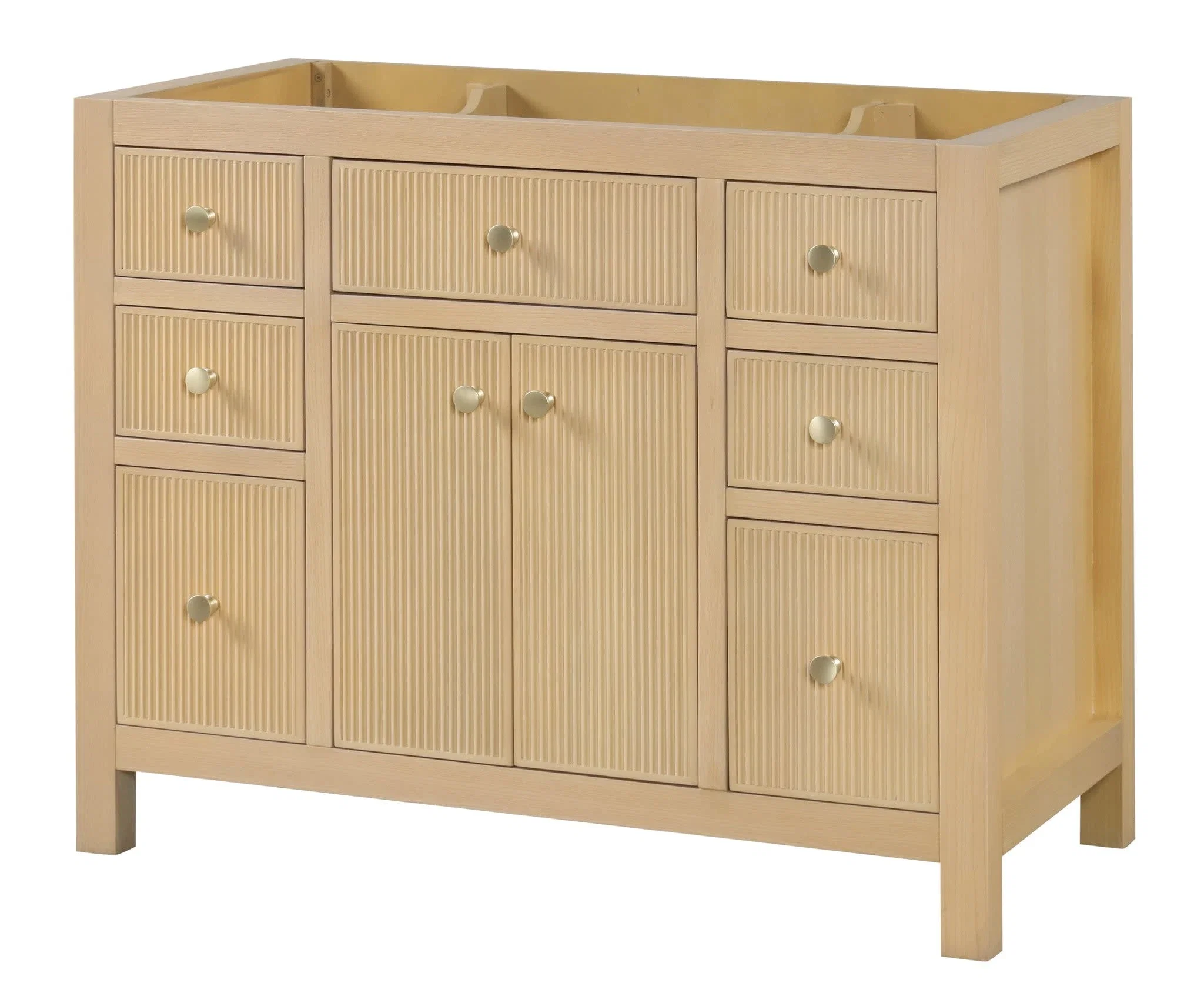 Bristol 42 inch bathroom vanity in Natural White Ash, product view