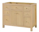 Bristol 42 inch bathroom vanity in Natural White Ash, product view