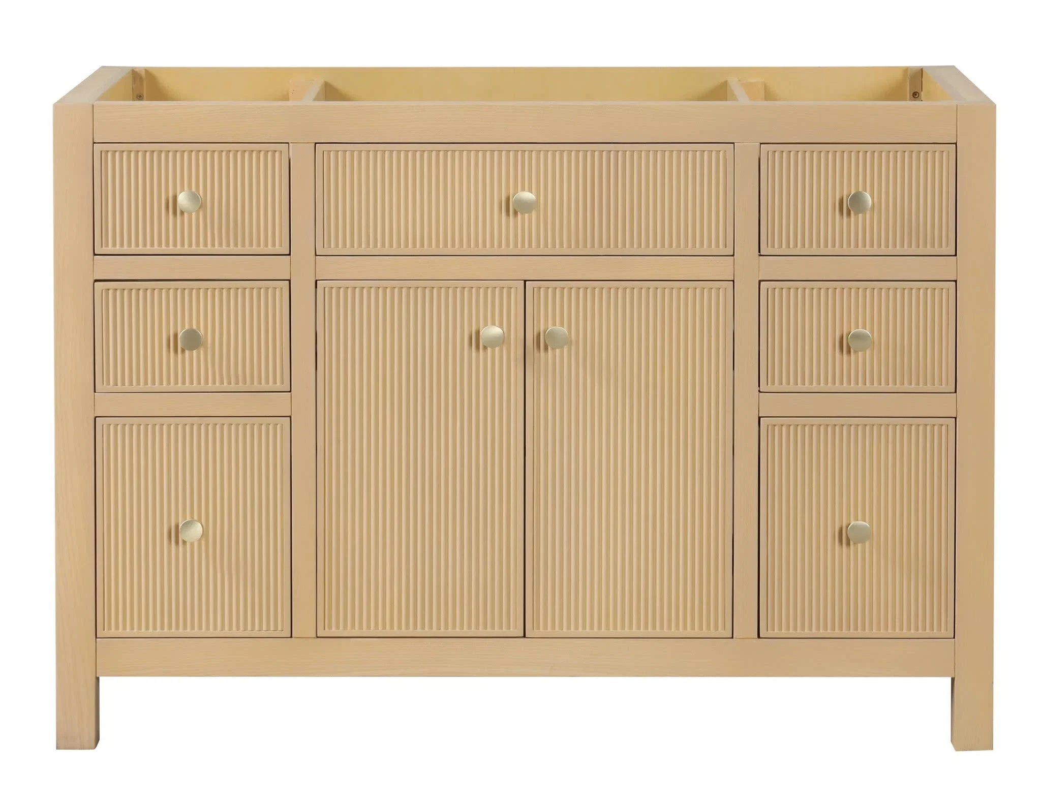 Bristol 48 inch bathroom vanity in Natural White Ash, product view