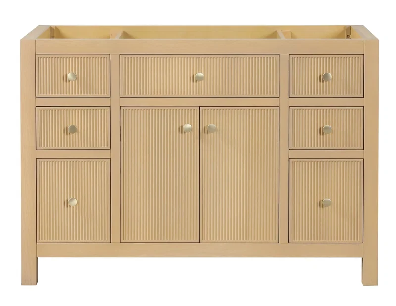 Bristol 47.5" Bathroom Vanity in Natural White Ash