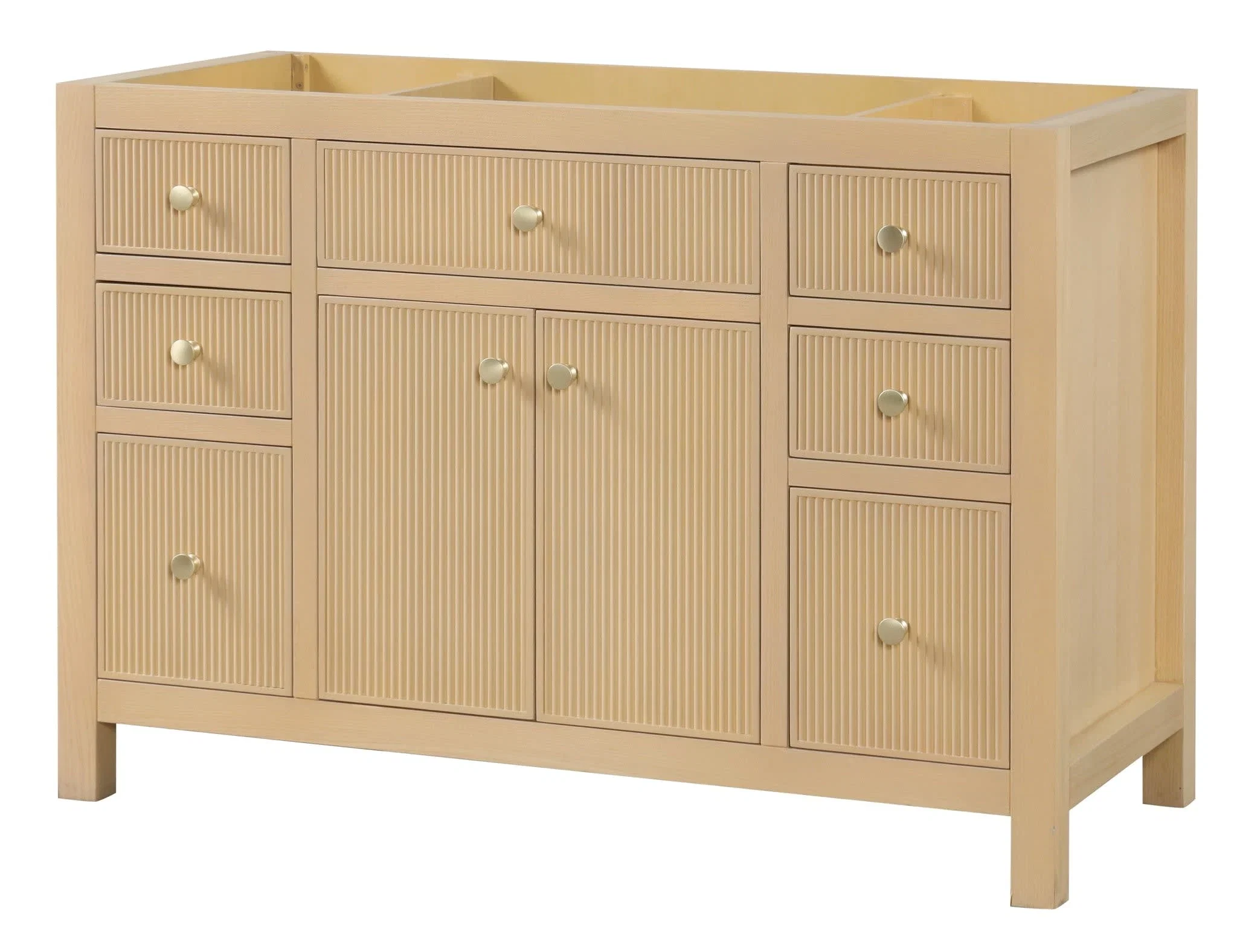 Bristol 48 inch bathroom vanity in Natural White Ash, product view