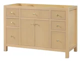 Bristol 48 inch bathroom vanity in Natural White Ash, product view
