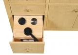 Bristol 60 inch single sink bathroom vanity in Natural White Ash, product view