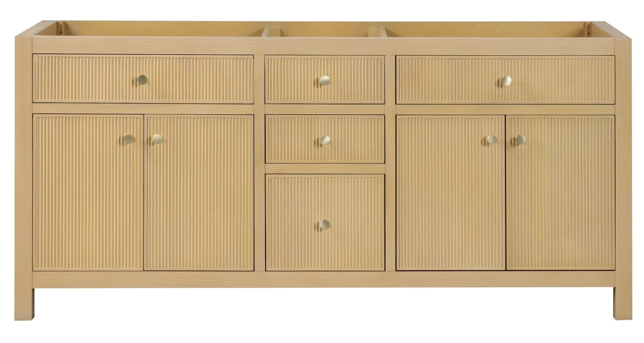 Bristol 72 inch bathroom vanity in Natural White Ash, product view