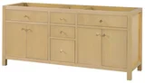 Bristol 72 inch bathroom vanity in Natural White Ash, product view