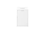 Boston 12" Storage Cabinet, Glossy White