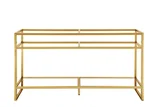 Boston 63" Double Console, Radiant Gold