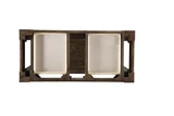Brooklyn 39.5" Single Console, Rustic Ash