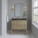 Emmeline 36" Single Vanity, Pebble Oak, w/ 3 CM Phantome Eclos Top
