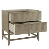 Emmeline 36" Single Vanity Cabinet, Pebble Oak